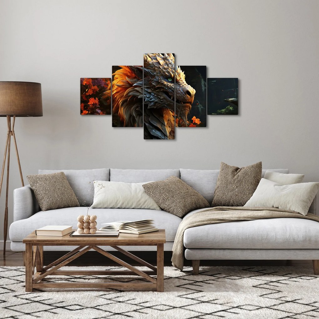 Obraz - Smok (125x70 cm)