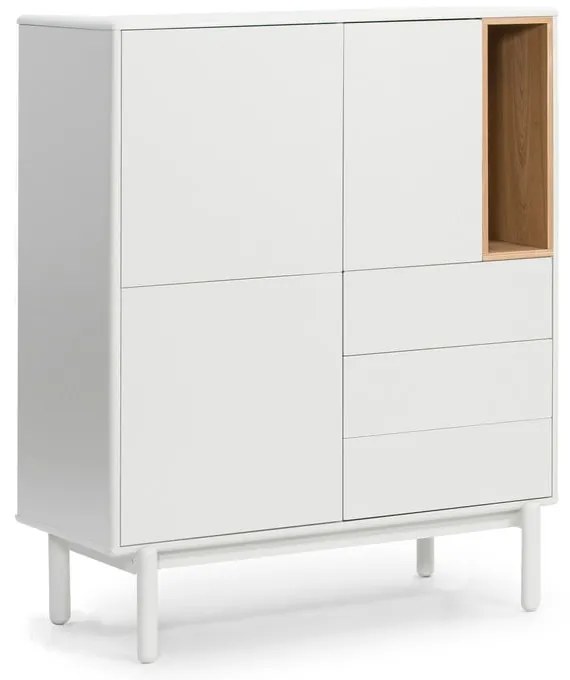 Kremowa komoda 100x120x40 cm Corvo – Teulat