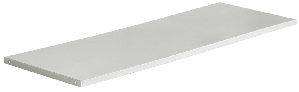 Półka metalowa do szafy biurowej ii szara, 1150x20x360 mm
