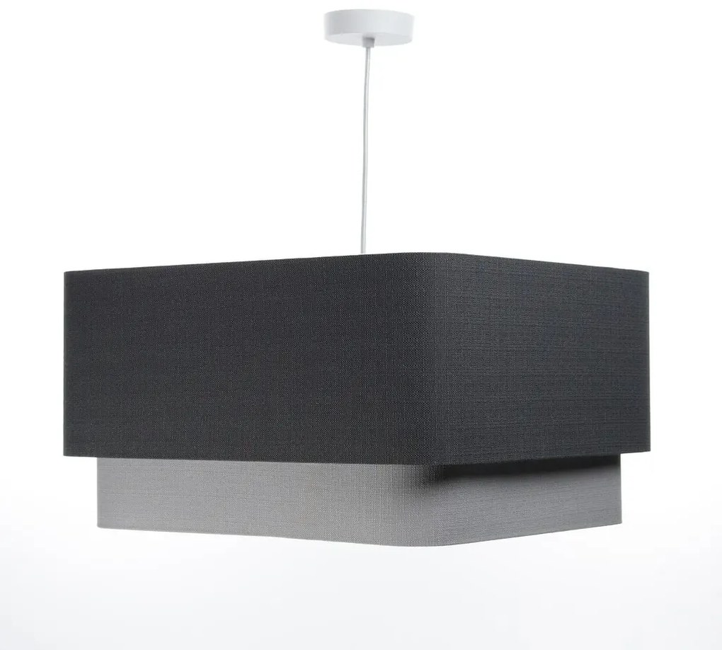 Lampa wisząca KWADRO DUO 007 51x47cm grafitowa/szara BPS KONCEPT