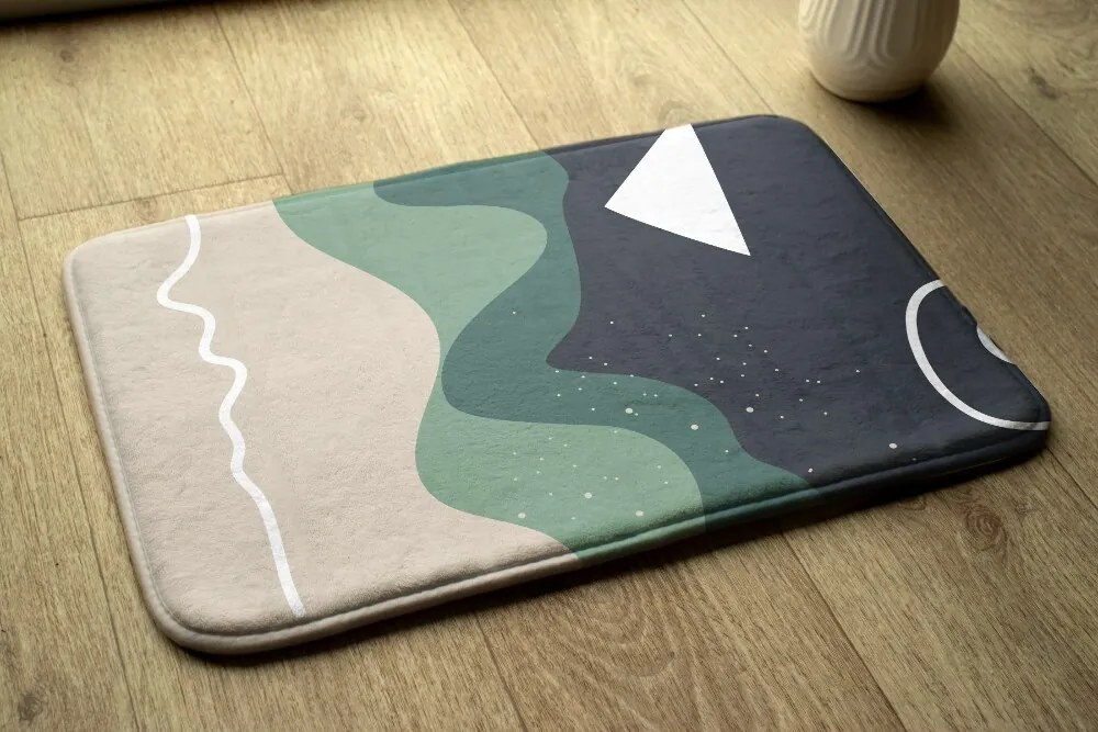 Dywanik antypoślizgowy do łazienki Dywanik antypoślizgowy do łazienki Geometryczny Wzór