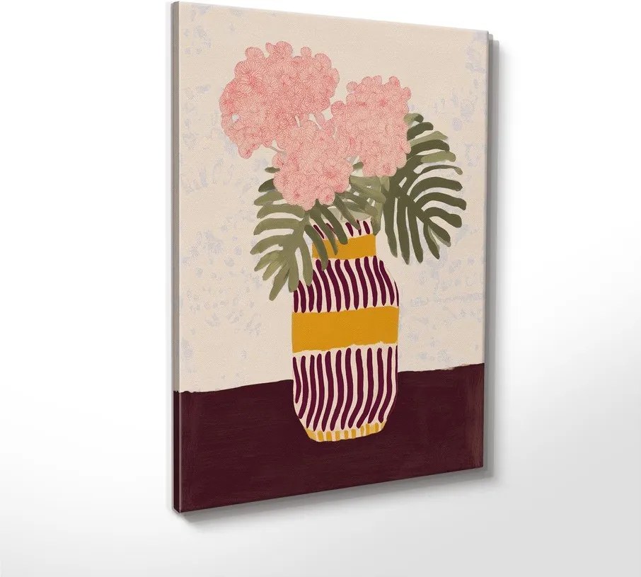 Obraz 60x80 cm Striped Vase – Styler