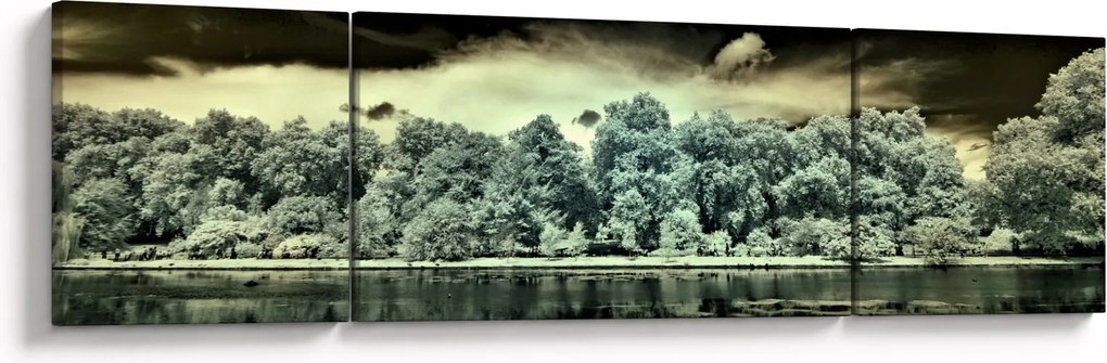 Obraz akwenu wodnego (170x50 cm)