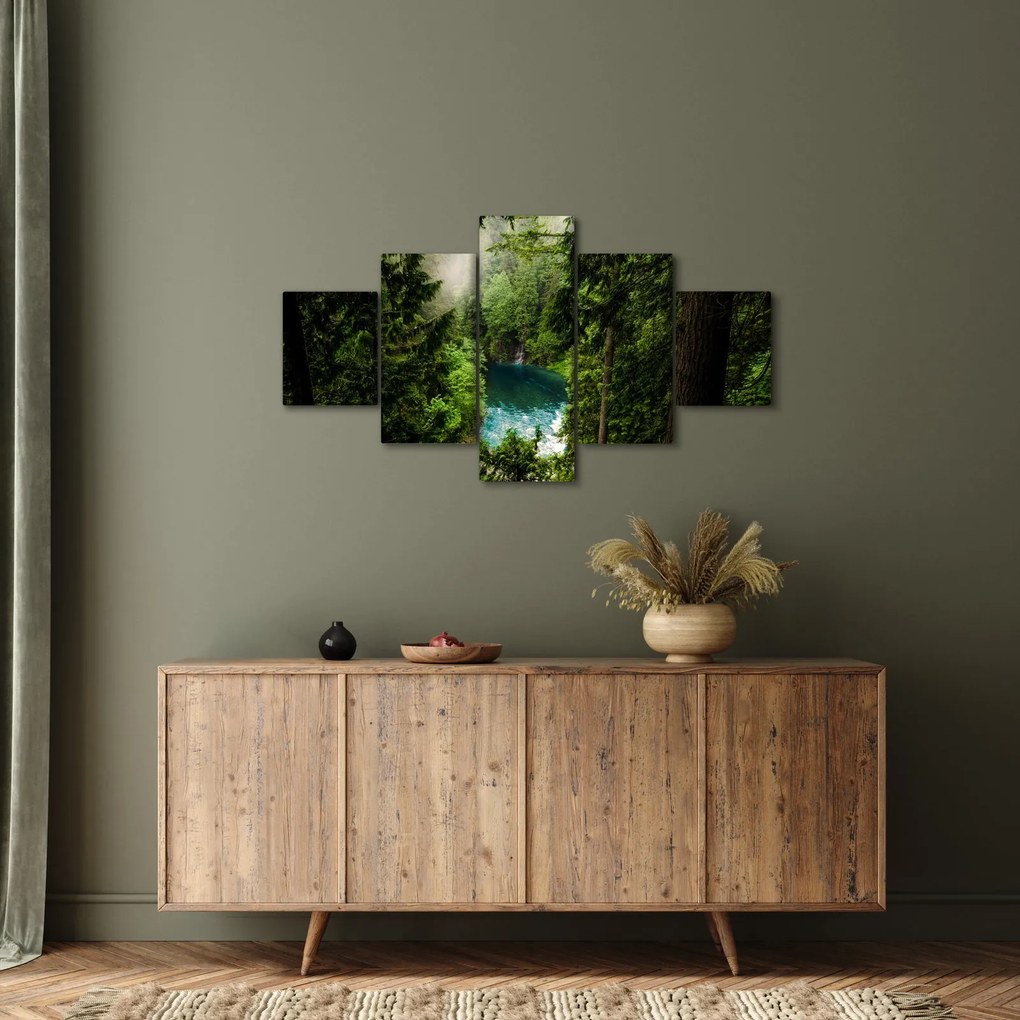 Obraz - Przestrzeń między drzewami (125x70 cm)