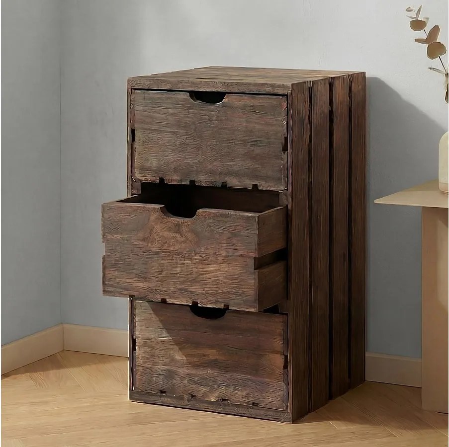 Komoda MCW-C62,  brązowa