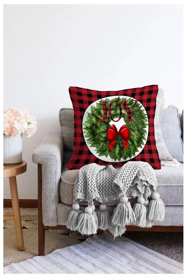 Poszewka na poduszkę ze świątecznym motywem 43x43 cm – Mila Home