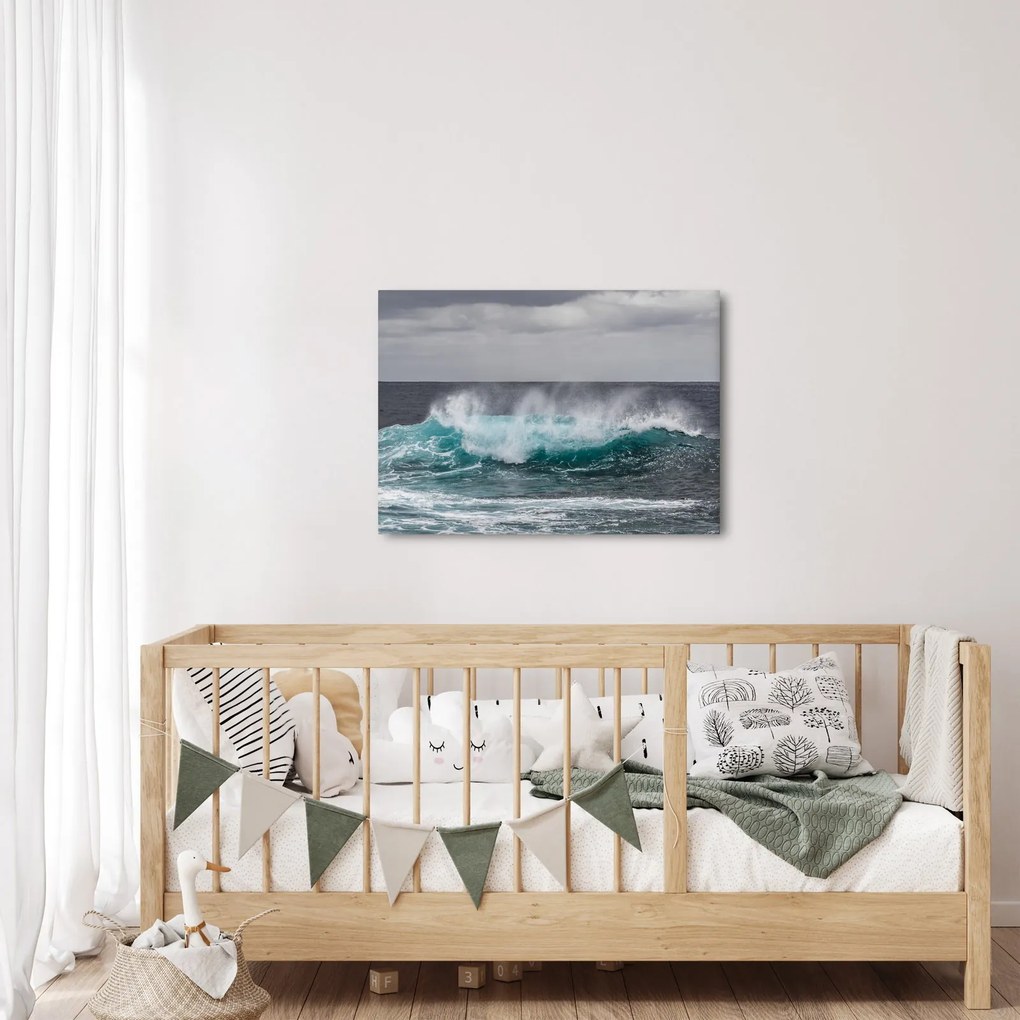 Obraz - Fale w oceanie (70x50 cm)