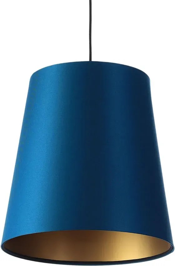Granatowo-złota lampa wisząca nad stół - 18X S402 T3-M33