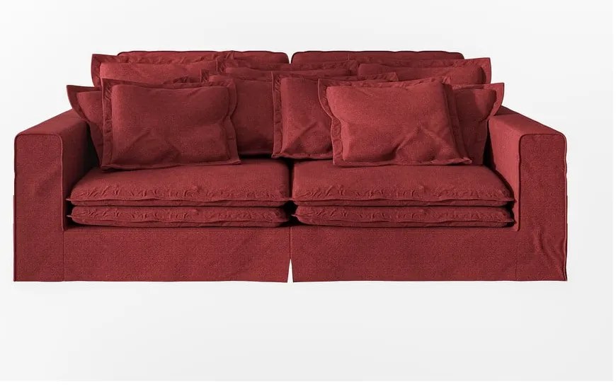 Czerwona sofa 236 cm Nora – Ropez