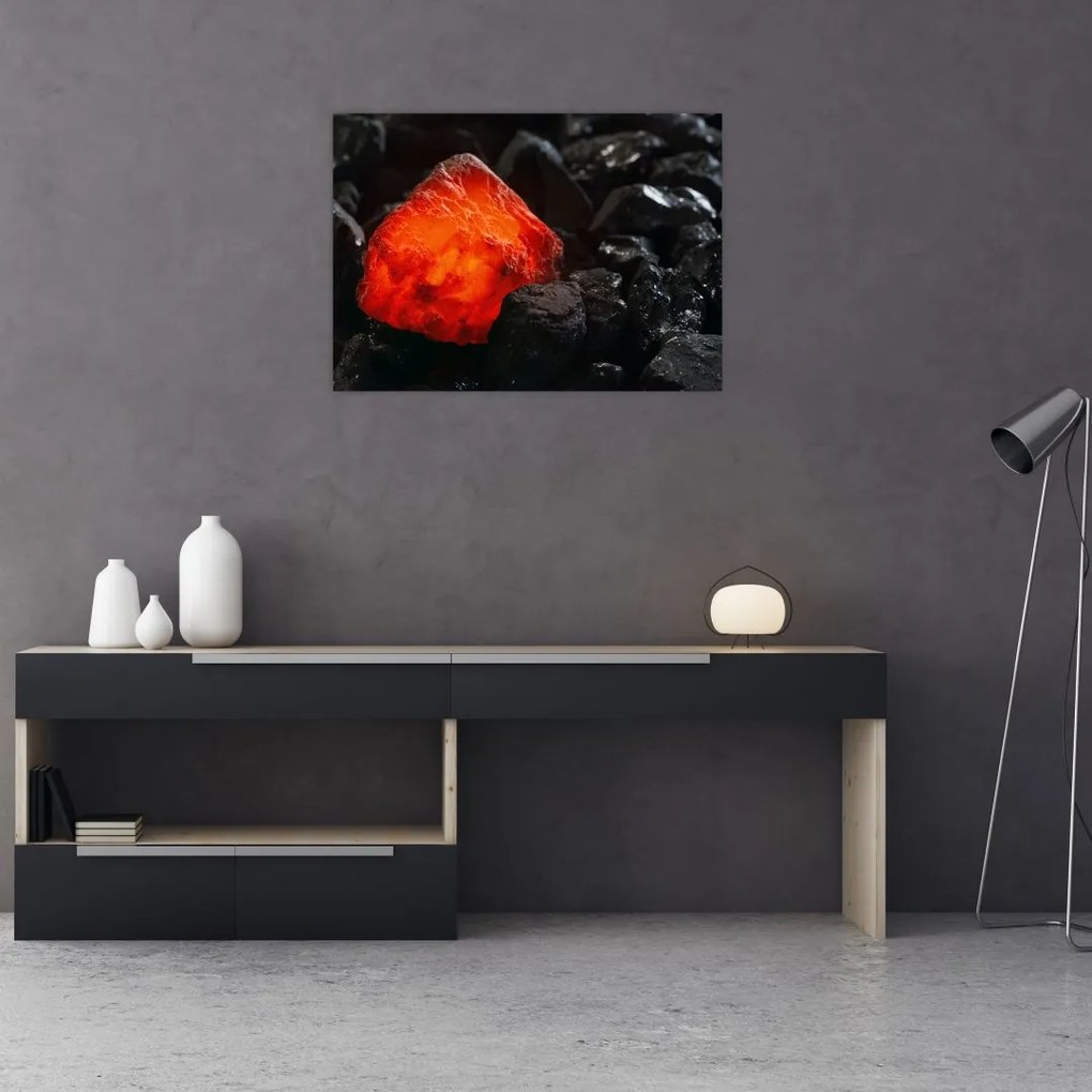 Obraz - świecący minerał (70x50 cm)