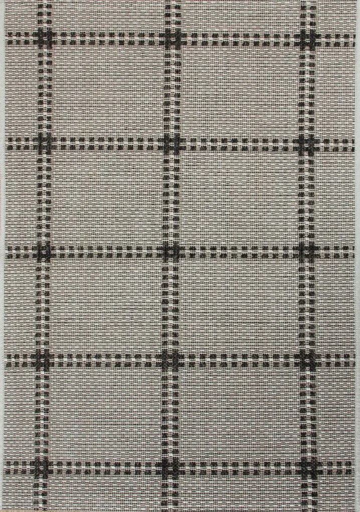 Dywan Natura PT Kratka jasno szary 040x060 Prostokąt