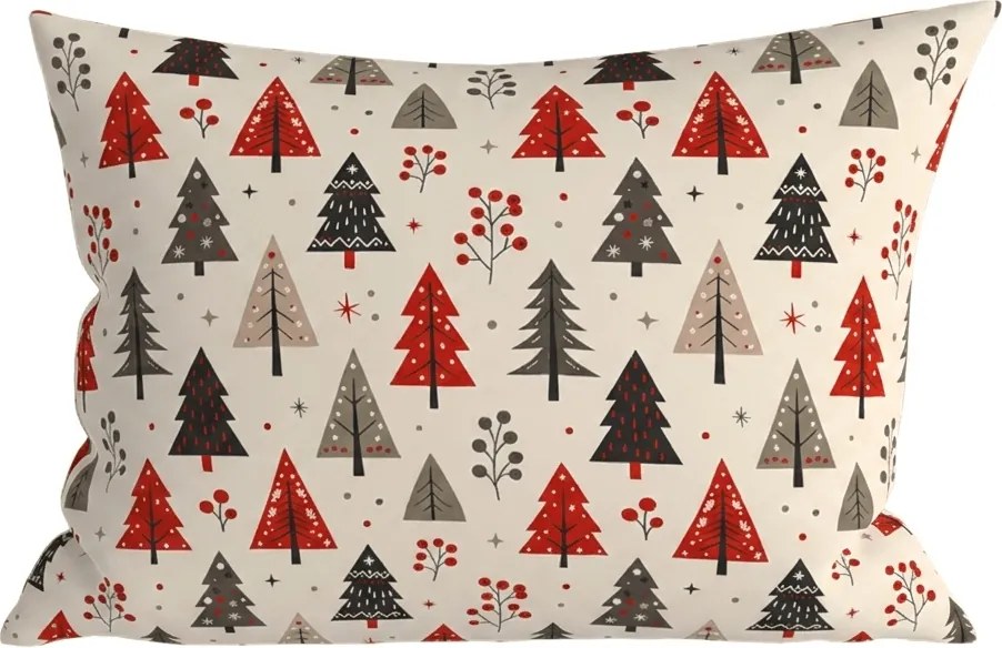 Poszewka na poduszkę z mikrofibry MERRY TREE 50x70 cm, kolorowa