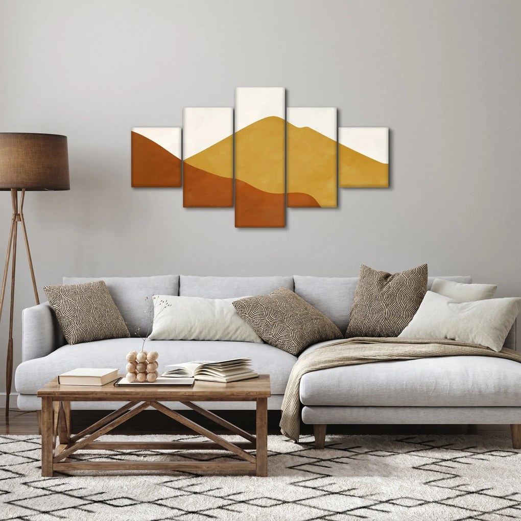 Obraz - Góry akwarelowe N⁰1 (125x70 cm)