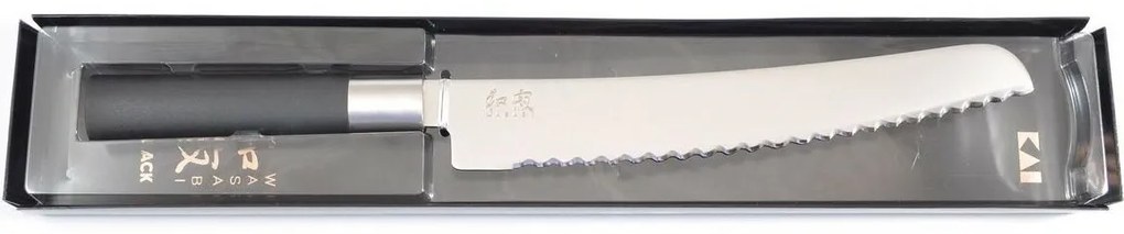 Kai Nóż do chleba Wasabi Black, 23 cm