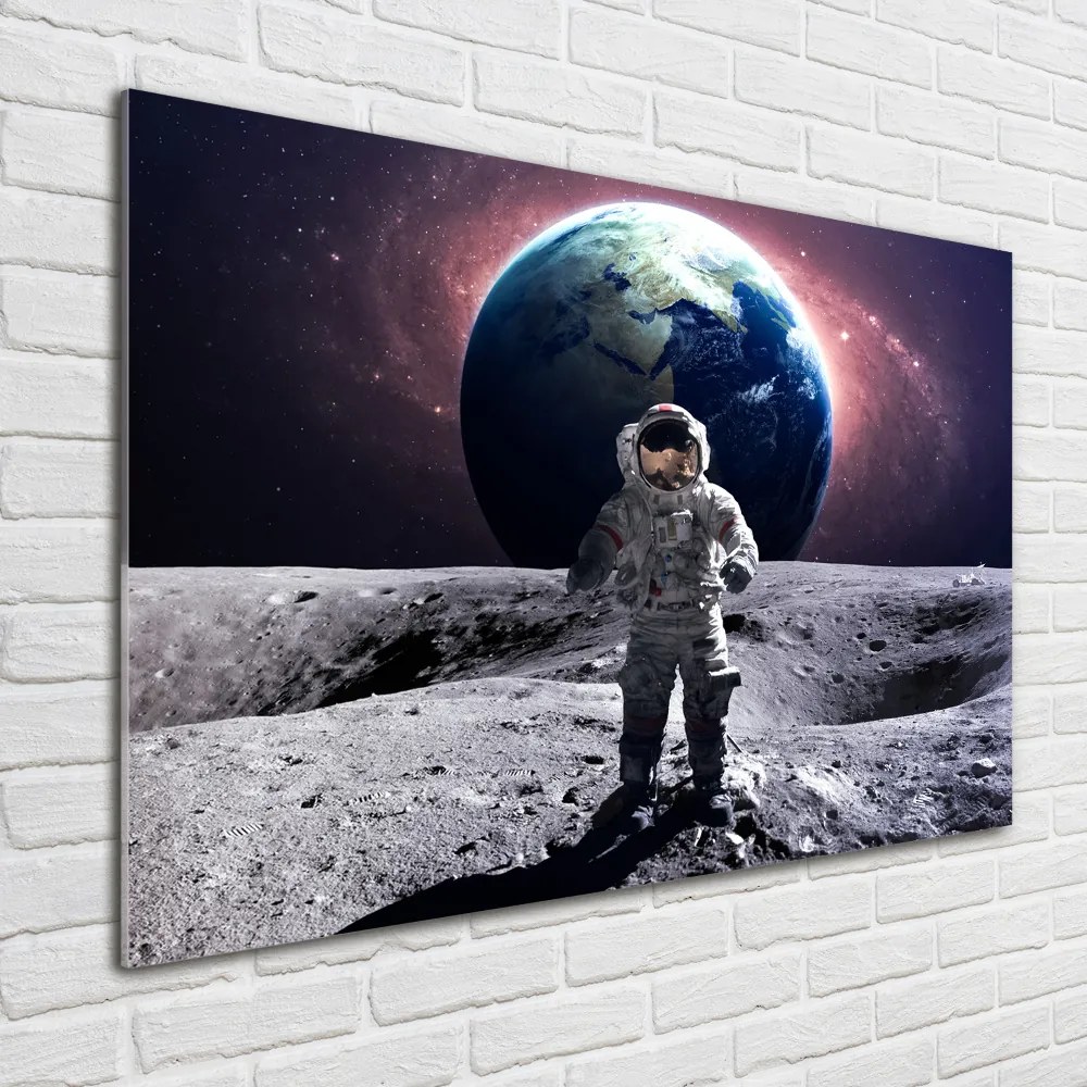 Foto obraz szkło hartowane Astronauta