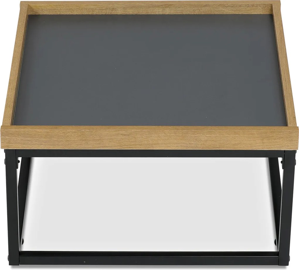 Stół konferencyjny z krawędzią i obwodowąpodstawą, 53 x 53 x 30 cm