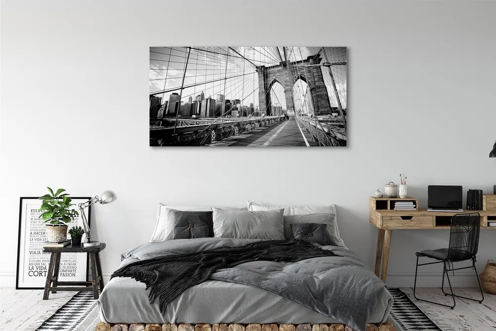 Zdjęcie na płótnie Most na Tle Wieżowców