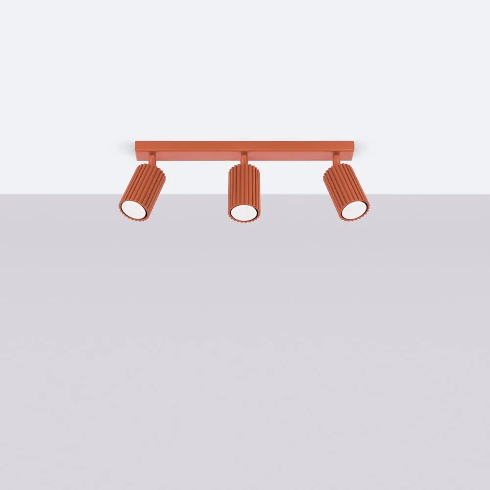 Ceglasta lampa punktowa 6,5x45 cm Gleam – Sollux