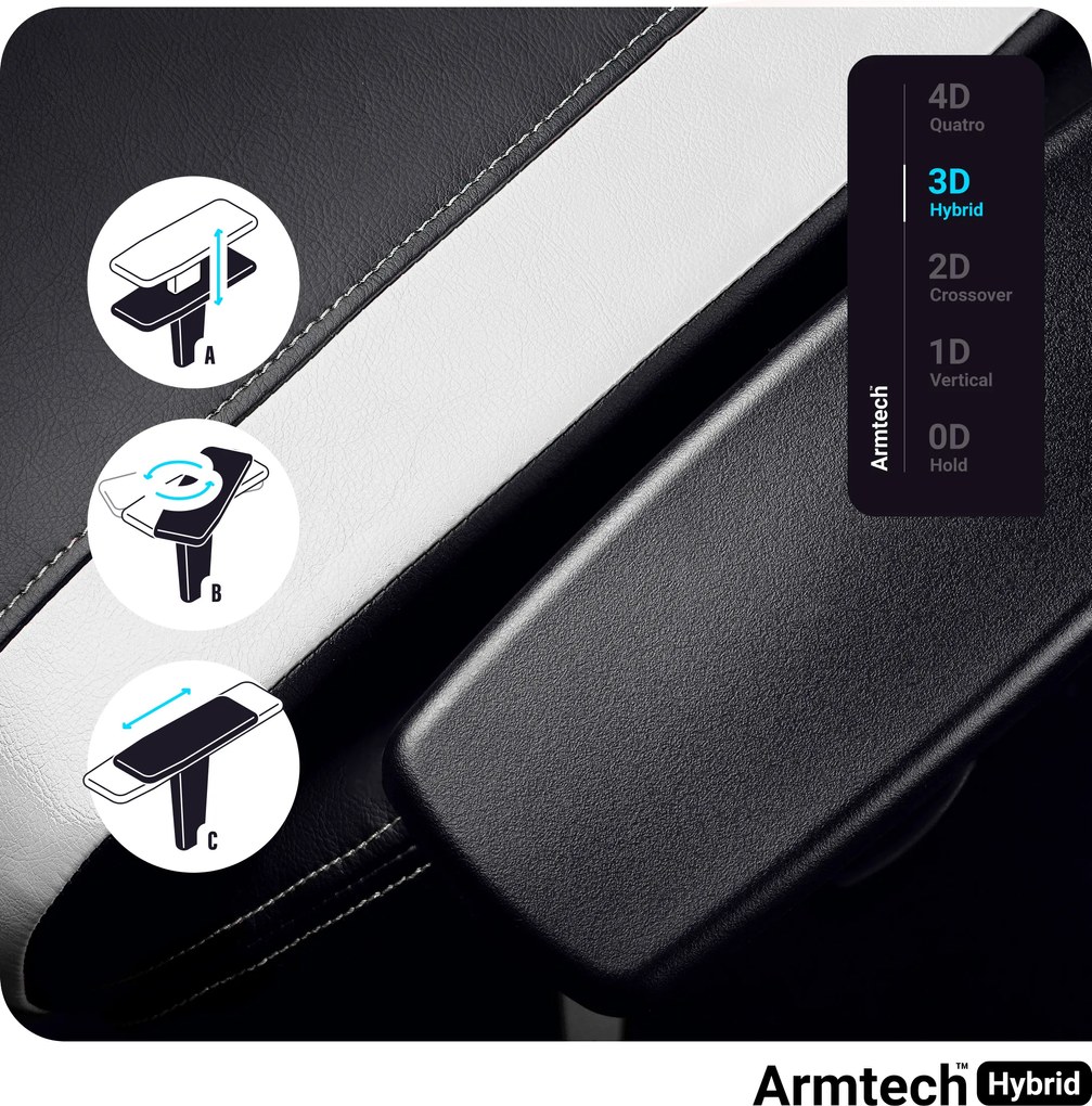 Fotel dla graczy Diablo X-Horn 2.0 Normal Size czarno-biały