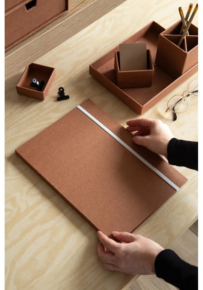 Kartonowy organizer na dokumenty Paulina Restore Paper Laminate A4 – Bigso