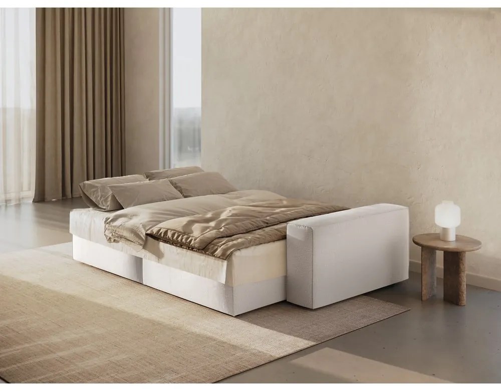 Beżowa rozkładana sofa 247 cm Jodie – Micadoni Home