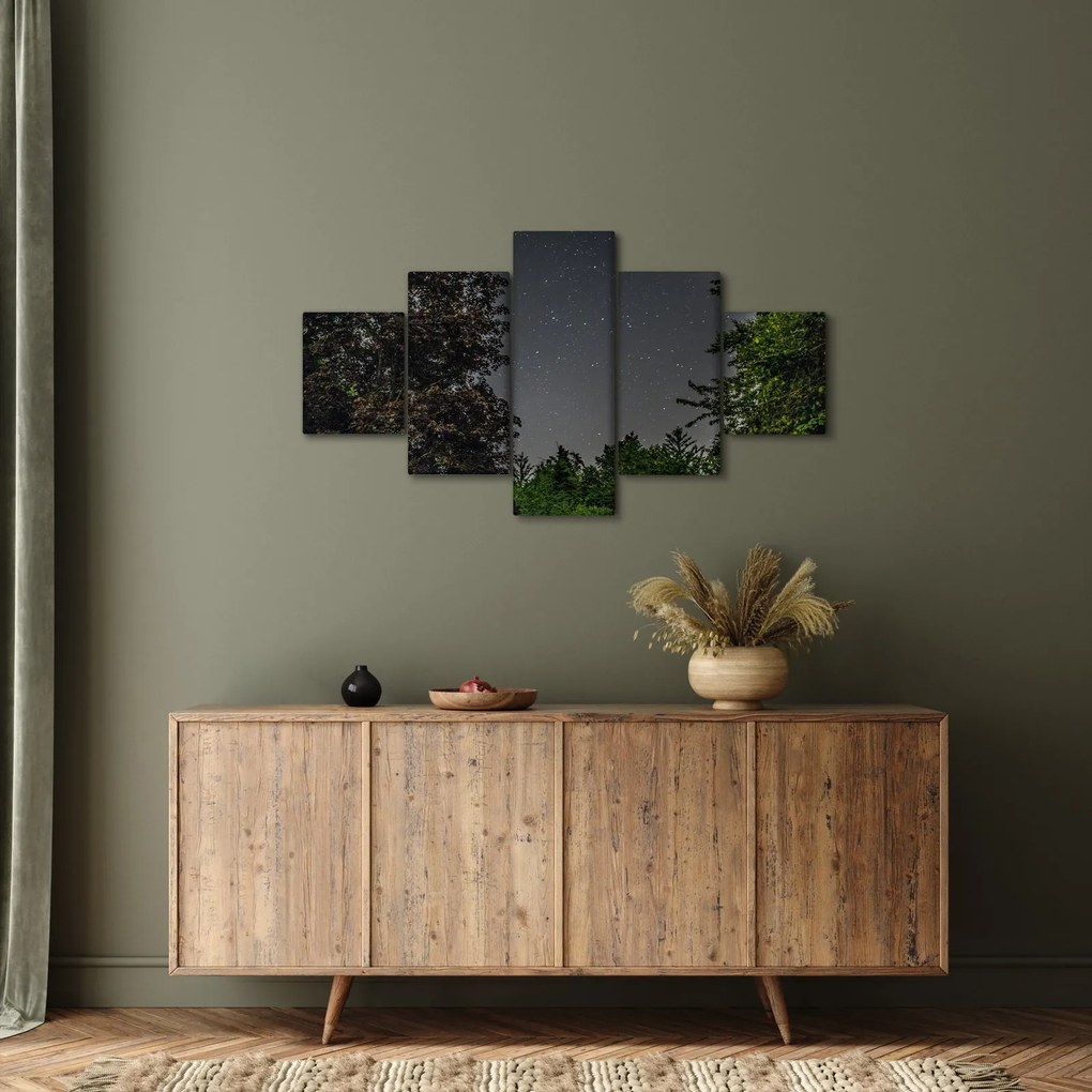 Obraz nocnego nieba (125x70 cm)