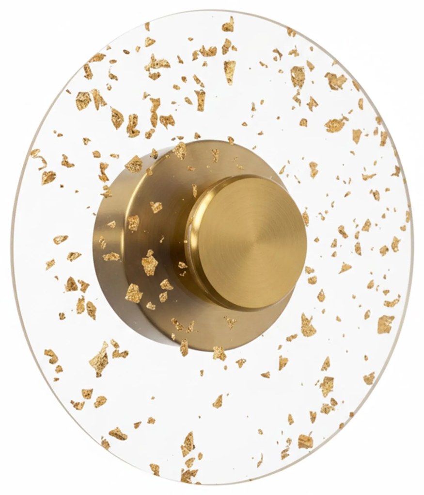 Kinkiet LED APP1795-W Złoty Szczotkowany