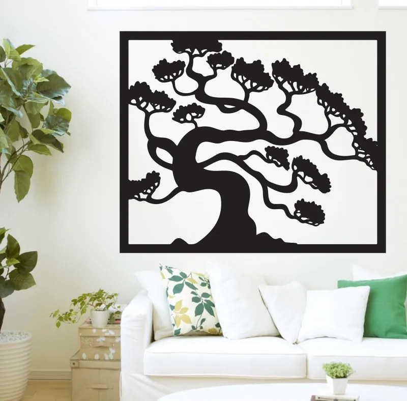 Drewniany obraz na ścianie sklejki bonsai DRAZSKA