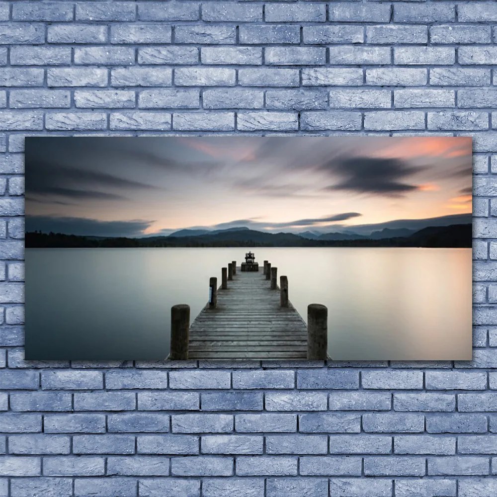 Obraz na płótnie Most nad Morskim Brzegiem