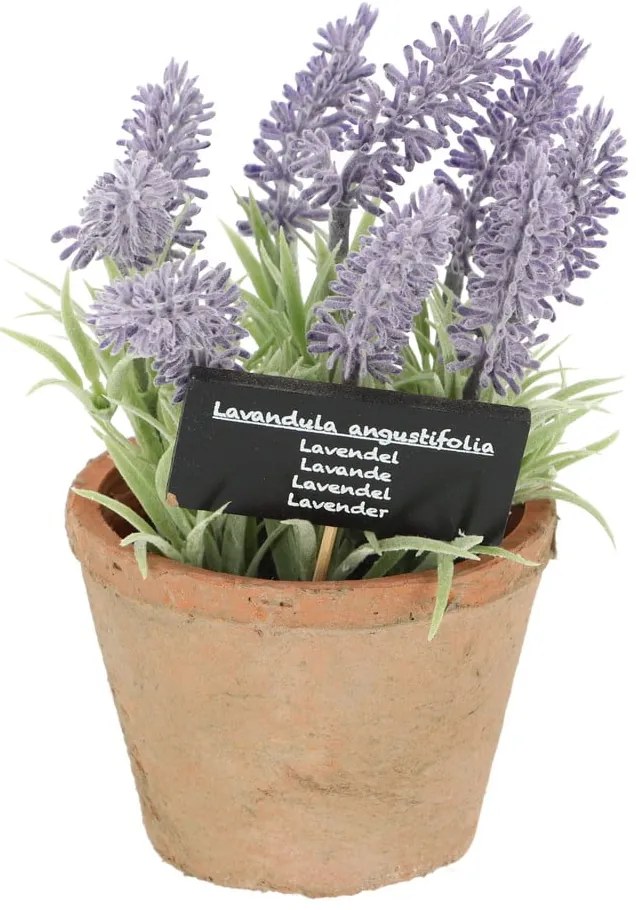 Sztuczny kwiat (wysokość 17,5 cm) Lavender – Esschert Design