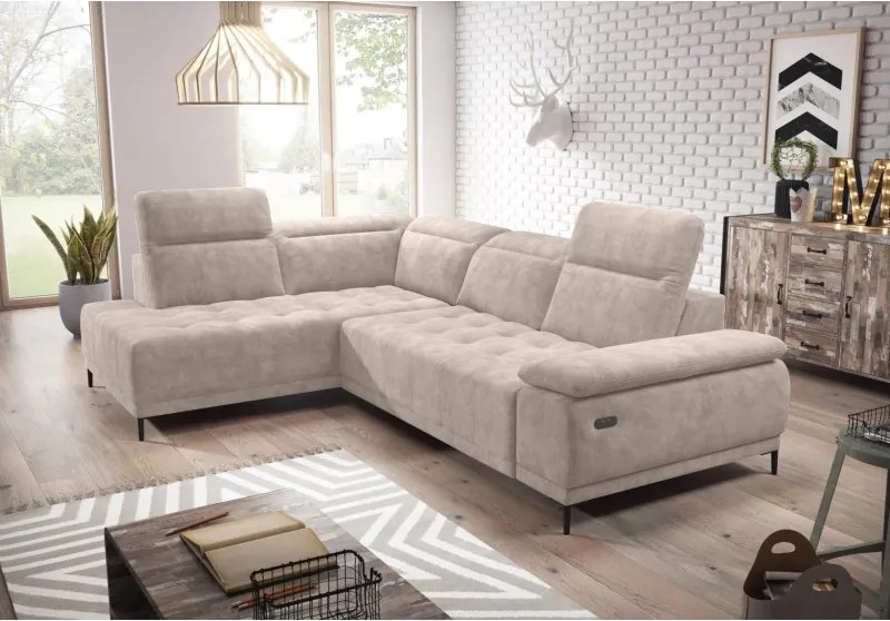 Narożnik FOCUS L z elektryczną regulacją siedziska WERSAL