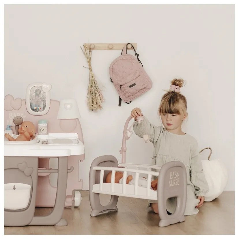 Smoby baby nurse duży kącik opiekunki dla lalki