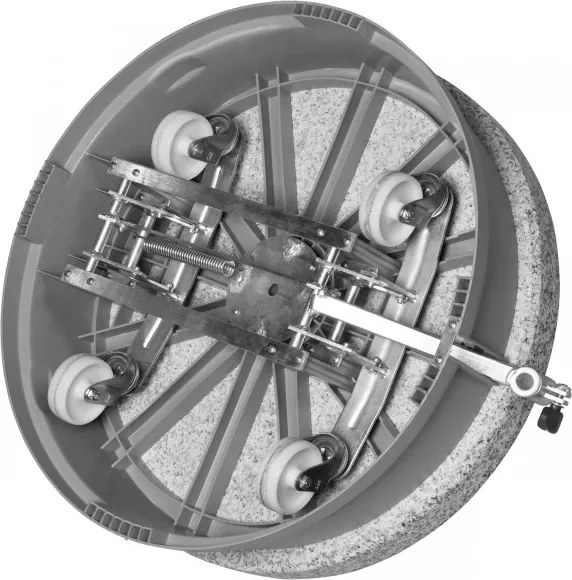 Doppler Ekspert 45kg  Łatwe przenoszenie - mobilny granitowy stojak na parasol