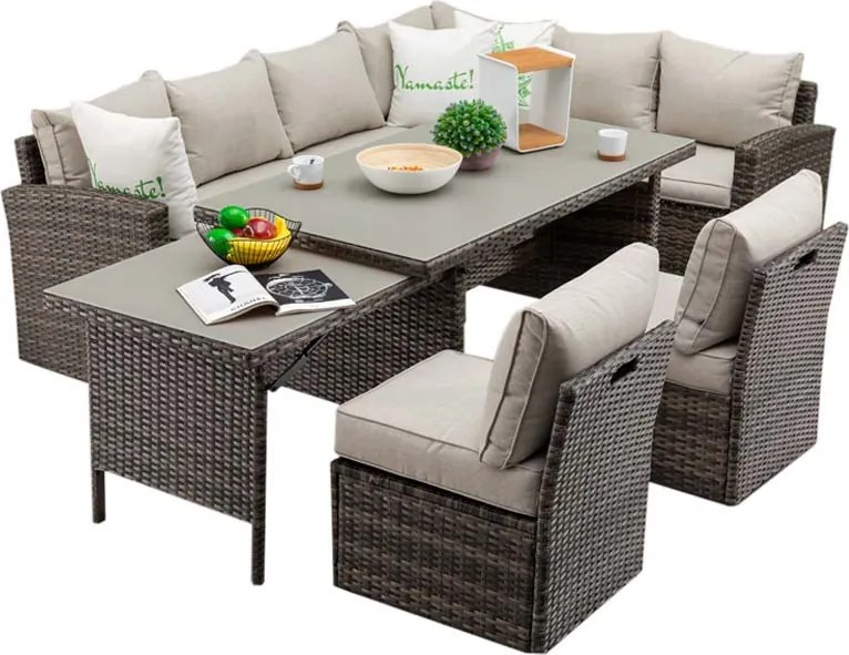 Doppler AVILA ogrodowy zestaw wypoczynkowy 2+1