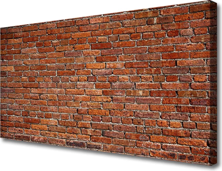 Obraz canvas Industrialny Mur Ceglany