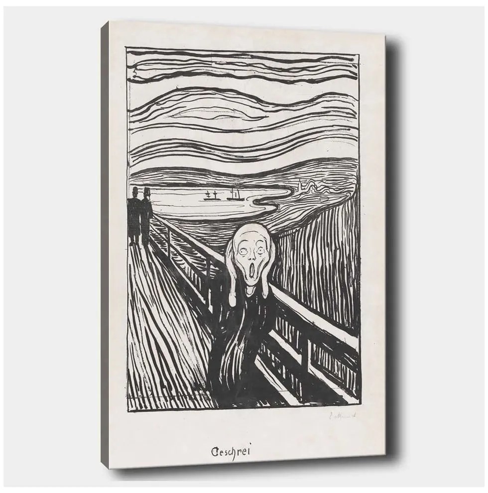 Obraz 70x100 cm Edvard Munch Sketch – Wallity