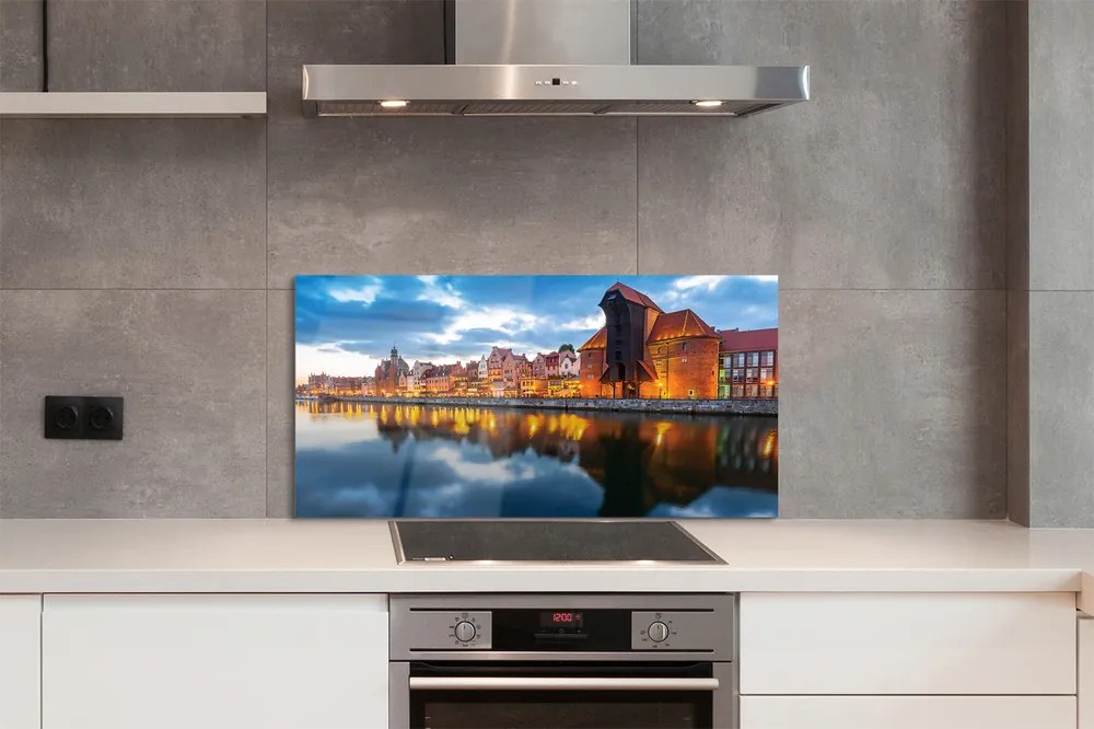 Panel nad Blat Kuchenny Gdańskie Kamienice nad Rzeką