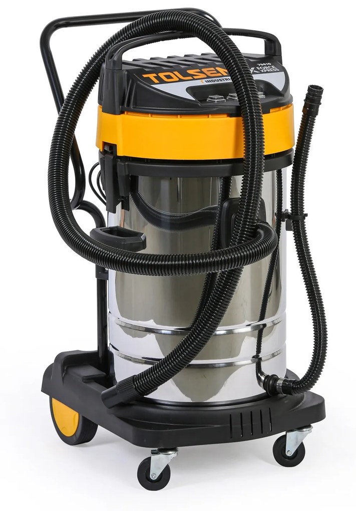 Tolsen Odkurzacz przemysłowy, ssanie na sucho/mokro, 3000 W, 80 l