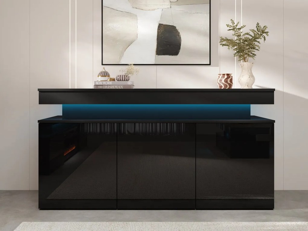 Komoda Lestirola 3D 160 z oświetleniem LED
