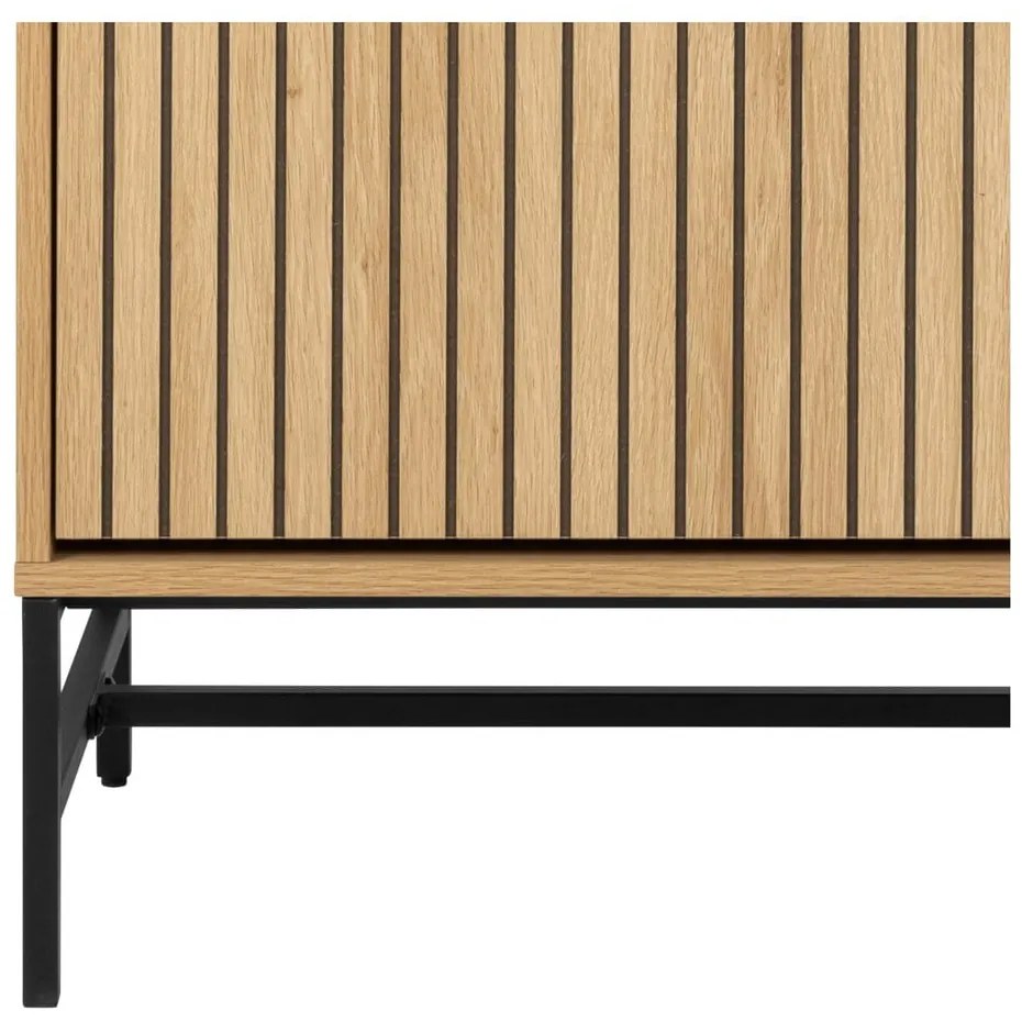 Uchylna szafka na buty w dekorze dębu w naturalnym kolorze 99x140x35 cm Albany – Actona