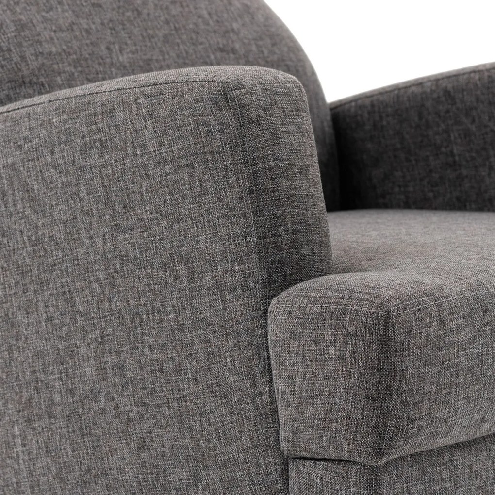 Fotel Kana Bergere Dark Grey