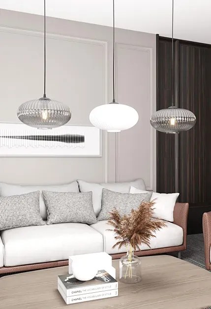 Lampa wisząca ze szklanymi kloszami - 21X D173 P7-A91