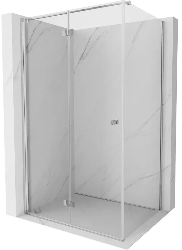 Mexen Mist-F kabina prysznicowa składana lewa 100 x 90 cm, transparent, chrom - 8A6T-100-090-01-00-L