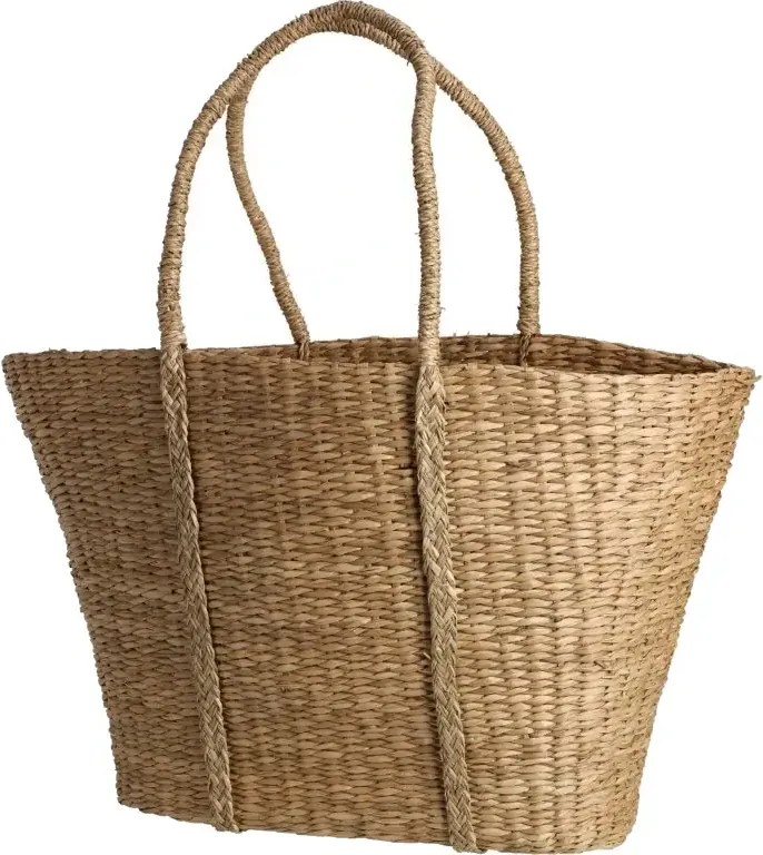 Kosz plażowy z trawy morskiej 57 x 14 x 30 cm
