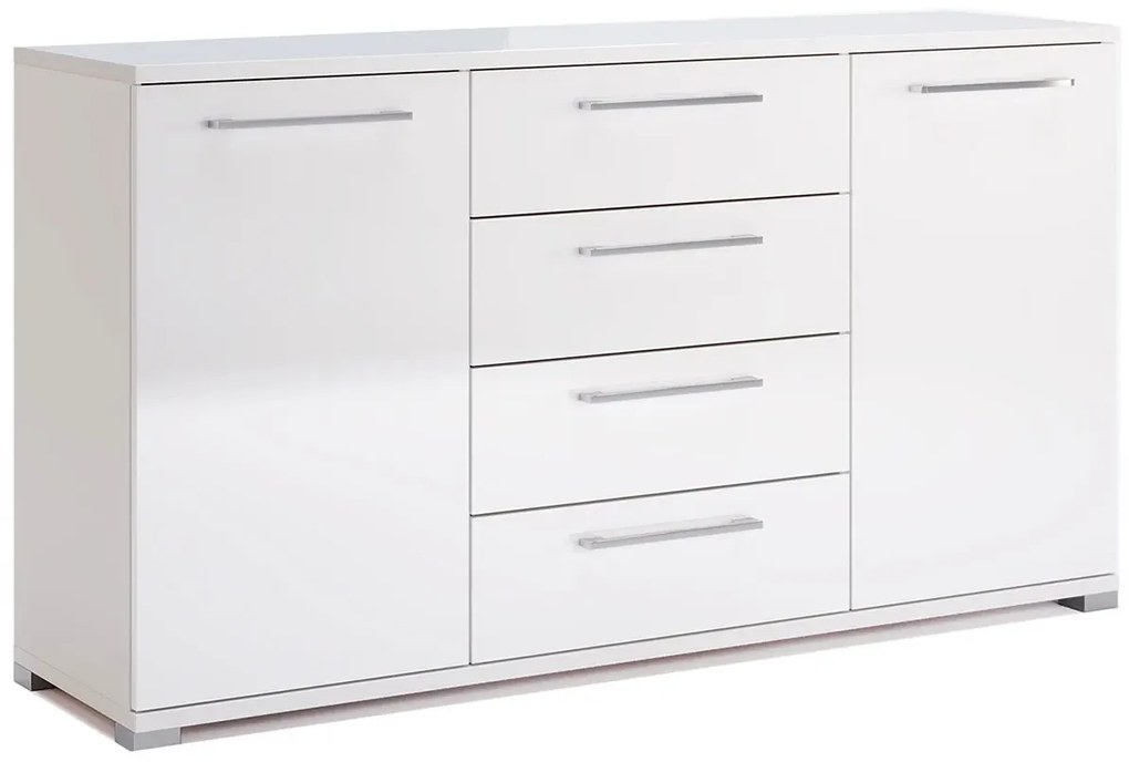 Biała nowoczesna komoda 150 cm C1-R17