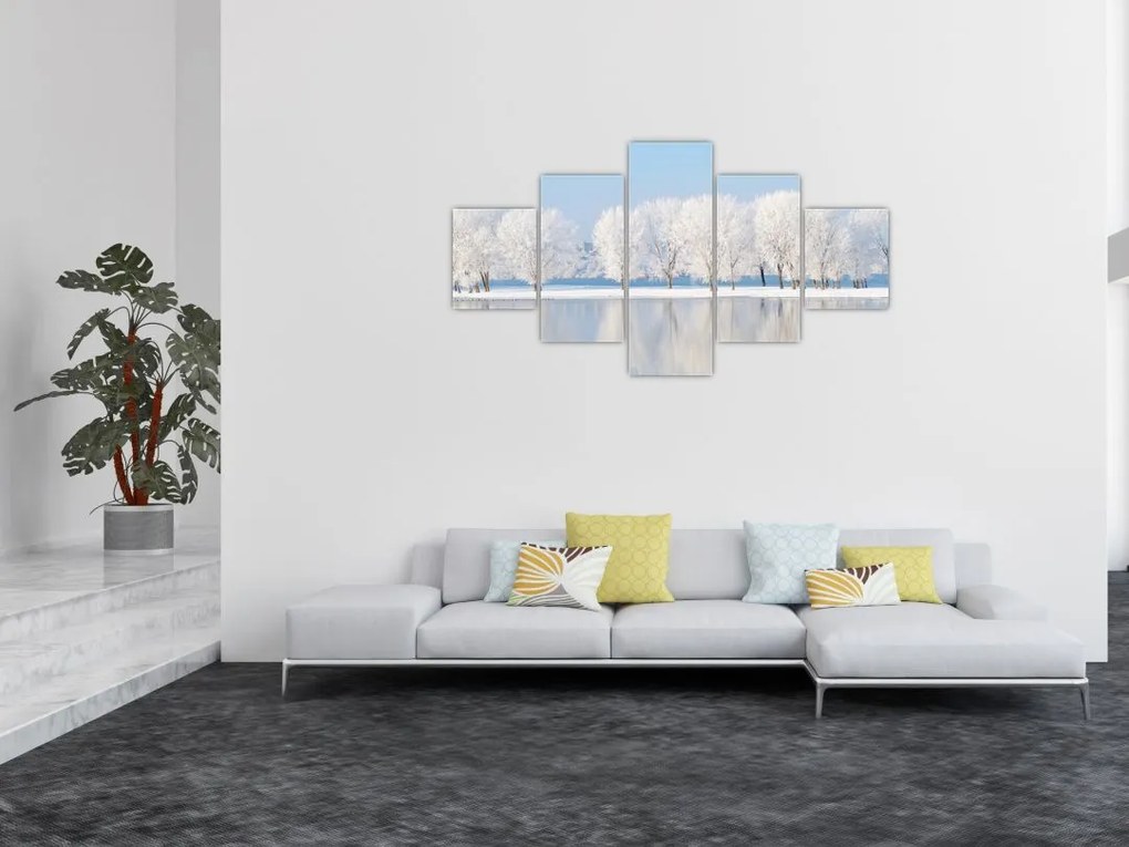 Obraz zimowego krajobrazu (125x70 cm)