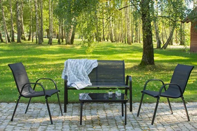 Komplet 4 sztuk krzeseł ogrodowych R3-C36