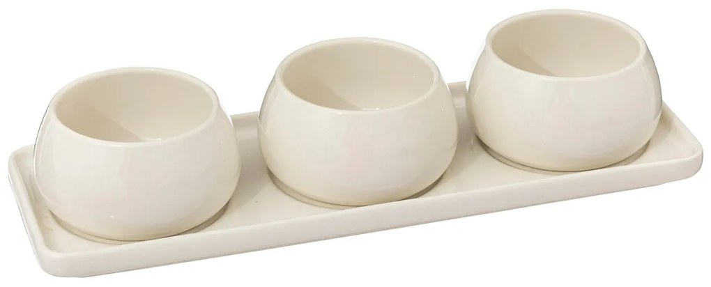 Miseczki do dipów i przekąsek NORA, ceramiczne