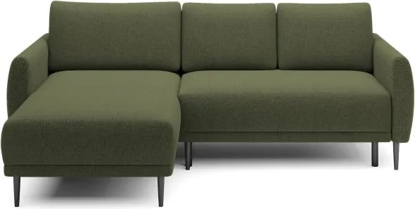 Narożnik BONO z funkcją spania Drewniane nóżki Eleganckie podłokietniki Głębokie siedzisko Lewa strona Barrel 38