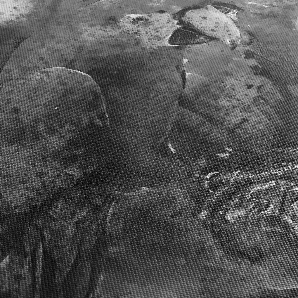 Obraz - Papugi akwarelowe (170x50 cm)